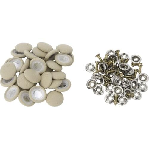 30 Car Interior Ceiling Cloth Fixing Screw Cap Button Roof Buckles Snap Rivets Retainer DIY Automotive Headliner Repair Fastener