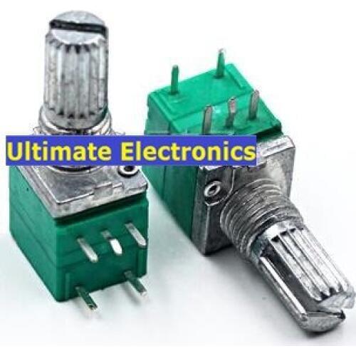 5PCS 5 feet | RV097NS with switch single audio power leveling device B5K / 10K / 20K / 50K / 100K