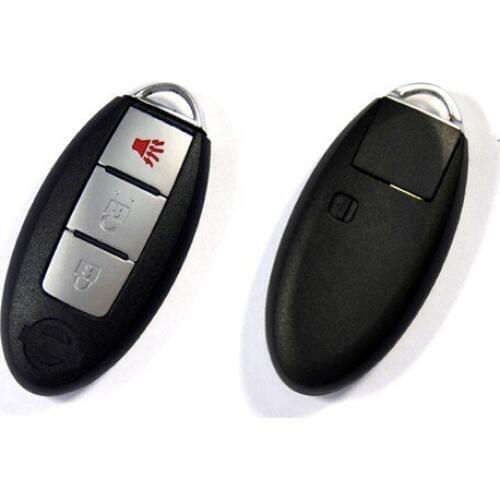 5PCS/lot For Nissan Replacement Smart Remote Key Shell Case 3 Button Car Alarm Keyless Entry Fob Key Cover(Without Groove)