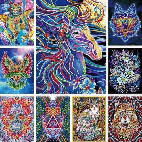 5D DIY Diamond Painting Luminous Night Special Diamond Embroidery Cross Stitch Mandala Rhinestone Home Decoration Picture