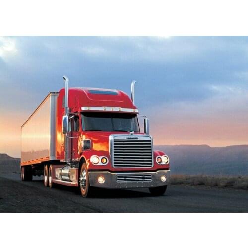 5D DIY Full Round Diamond Embroidery Red truck Diamond Painting Cross Stitch Rhinestone Mosaic Decoration