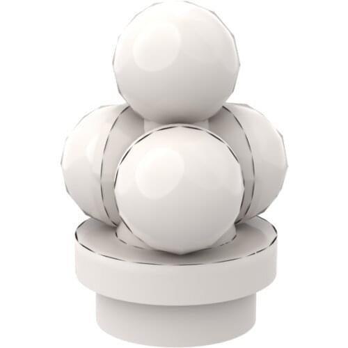 BuildMOC 6254 Ice Cream Ice Cream Ball For Building Blocks Parts DIY Construction Creative gift Toys