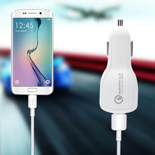USB Quick ChargeCar Charger Voltage Display Splitter Cigarette Lighter Socket QC 3.0 Charger in Car Adapter Accessories