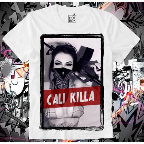 T Shirt Sexy Girl Gangsta Chicana Bandana Porn Porno Cali California Hba Unisex Tee