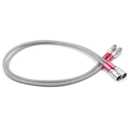 QED Signature OCC Copper Silver Plated Hifi XLR Audio CableXLR Audio Video Cable