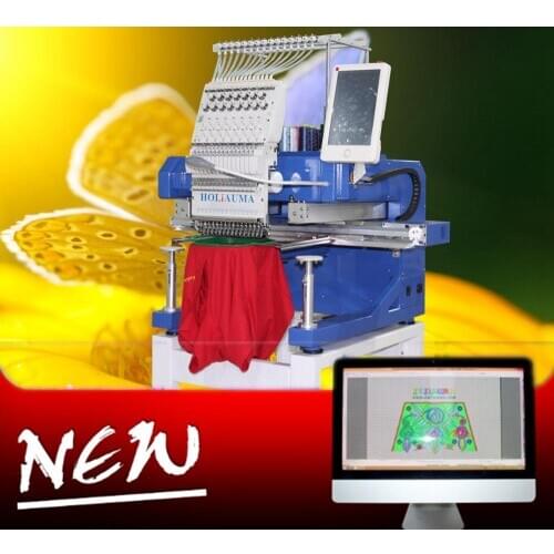 1 Head Computerized Embroidery Machine one head Multi-functions capable for T-shirt/Cap/ Jacket competitive price China domestic