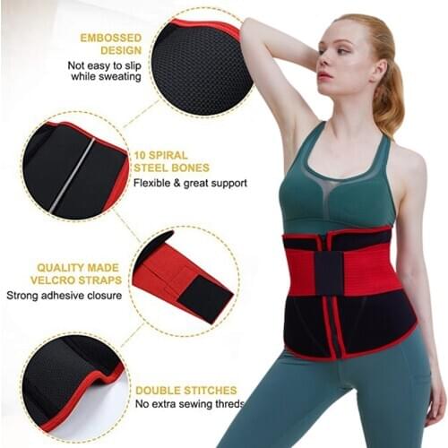 Waist Trainer Corset Slim Body Shaper Belts Body Slimming Fat Burning Shaping Corset Women Belly Waist Slimmer Postpartum Belt