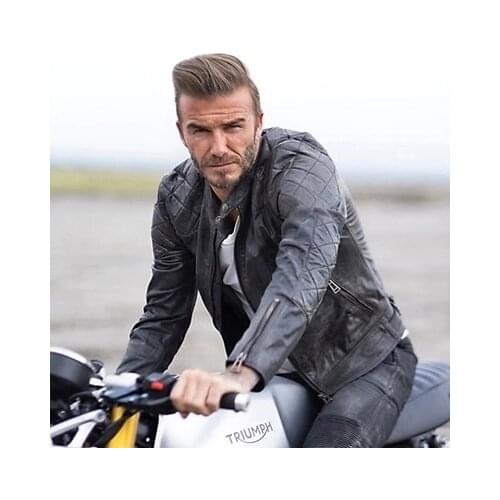 100% Natural Goat Skin Leather Jacket Men Spring Autumn Short Slim Motocycle Bomber Jackets casacas de cuero MF032