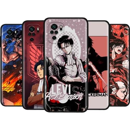 Anime Japanese attack on Titan For Xiaomi Redmi Note 10S 10 9 9S 9T 8T 8 7 6 5 Pro Max 5A 4X 4 5G Soft Silicone Phone Case