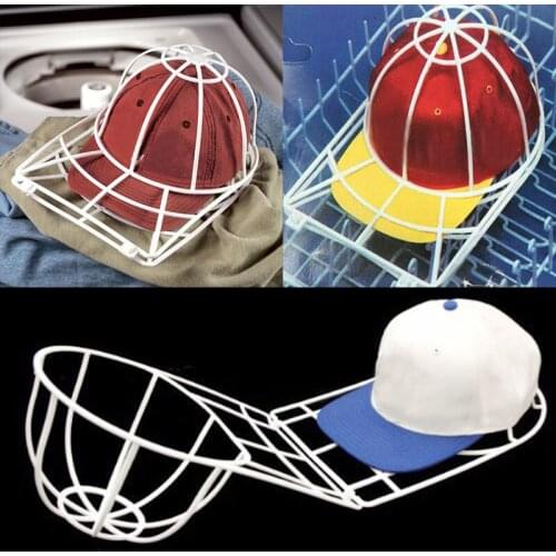 New White Cap Washing Fashion Cage Baseball Ballcap Hat Washer Frame Hat Shaper Drying Race Supply Funny Drying Rack