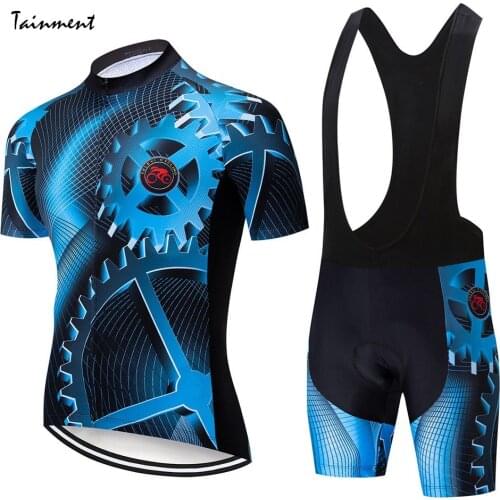 2020 New Cycling Jersey Set Unisex Racing Bicycle Clothing Man Mountain Bike Clothes Cycling Set for Cycling Sports Size S-3XL