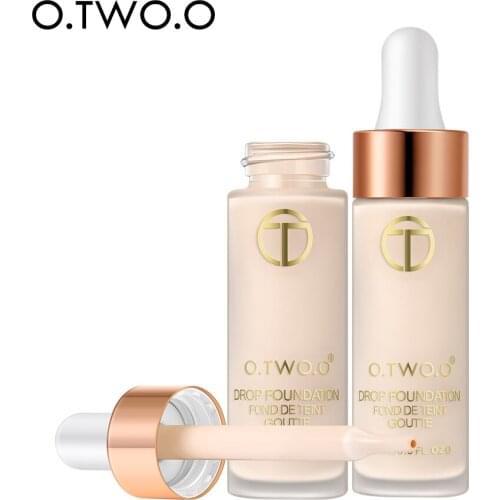 O.TWO.O Liquid Foundation Makeup, Lightweight, Flawless, Oil-Free, Long-Lasting Concealer