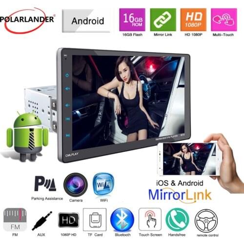 Movable 1 Din Car Auto-Radio CarPlay MP5 Video Machine for Android/Apple Dual Inter-connection Full-Screen View 9" External