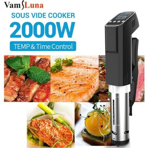 2000W Food Vacuum Slow Sous Vide Cooker Immersion Circulator Accurate Cooking Machine LCD Digital Display Timer
