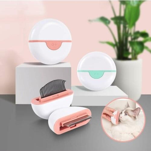 Cat Combs Dog Stainless Steel Comb Pin Dual Purpose Hair Removal Cat Open Knot Comb Profession Cat Beauty Tools Dog Accessories