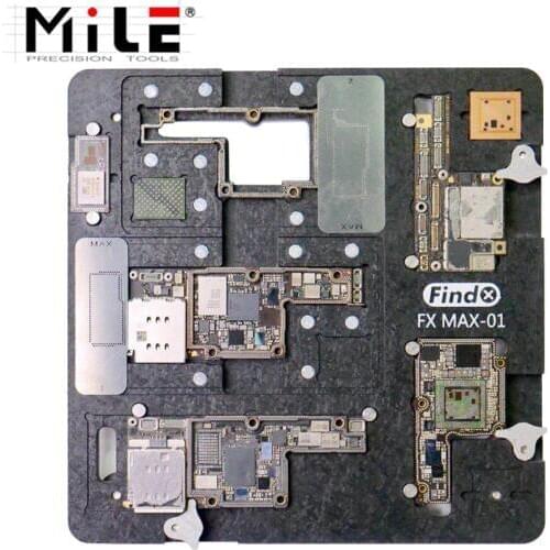 Mile Phone Repair Kit Motherboard Fixture For iPhone X XS XMAX CPU Chip Repair Tools PCB Holder jig with Magnet good Stability