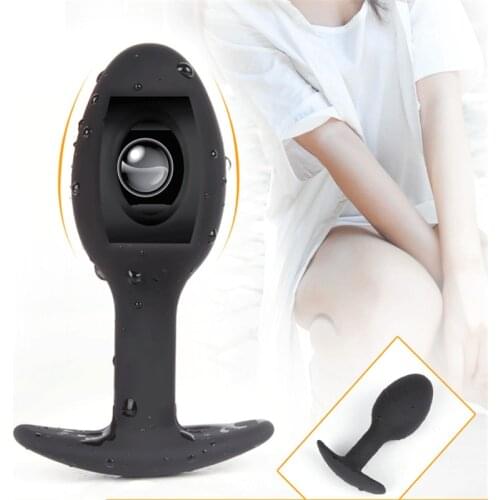 Sex Shop Wearable Built-in Anal Beads Erotic Toys Vibrating Butt Plug Prostate Massage Silicone Anal Balls Sex Toy For Woman Men