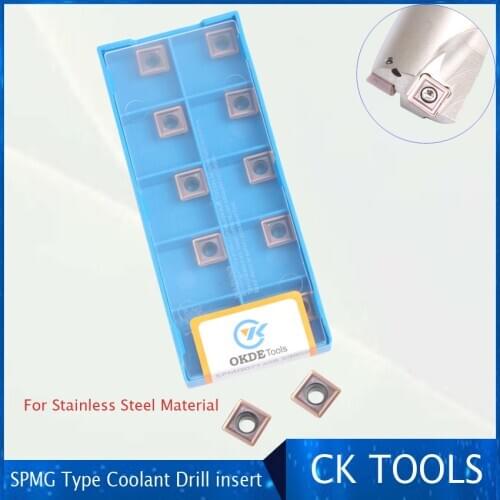 Stainless steel insert SP type SPMG 050204 060204 07T308 090408 110408 SPMG140512 high speed insert power hot fast drill insert