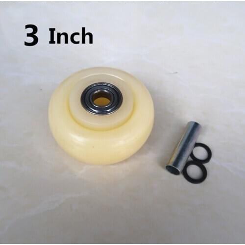 3 Inch Single Wheel Caster Medium Nylon Thickened New Material Wear Resistant Flat Driver Push