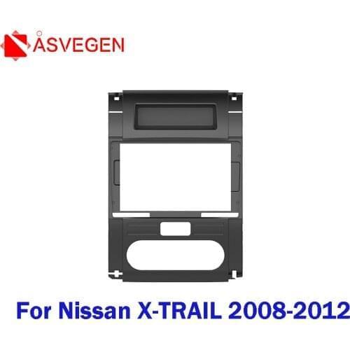 10 Inch Car Fascia For Nissan X-TRAIL 2008-2012 Fascias Audio Fitting Adaptor Panel Frame Kits Car DVD Frame Dashboard