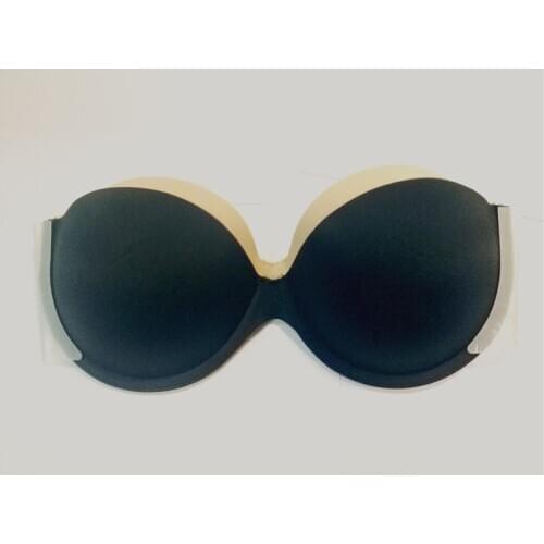 100 pcs Women One-piece Bra Wire Free Thin Cup Seamless Invisible Bra Soft Backless Push Up Bras For Women Solid Underwear