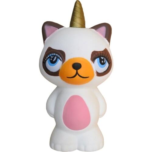 15CM Kawaii Unicorn Squishy Slow Rising Creative Animal Doll Soft Squeeze Toys For Children Funny Stress Reliever Toys For Kids