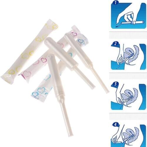 20 Pcs Medical Plastic Applicator For Yoni Pearl Feminine Hygiene Kit Vaginal Tampom Tube High Quality Safe Sterilized