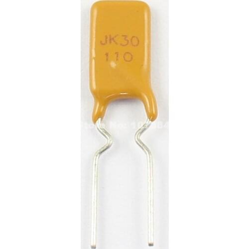 20pcs New JINKE Polymer PPTC PTC DIP Resettable Fuse 30V 1.1A JK30-110