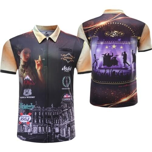 2020 ART NEW DARTS CLOTHING CUSTOM MENS PROFESSIONAL COMPETITION TRAINING CLOTHING SHOOTING ADULT SPORTS T-SHIRT