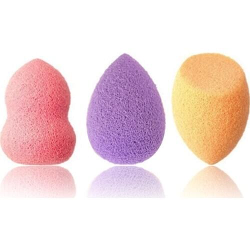 3 Colors Facial Puff Face Cleanse Washing Sponge Exfoliator Cleansing Sponge Puff Facial Cleanser Tool