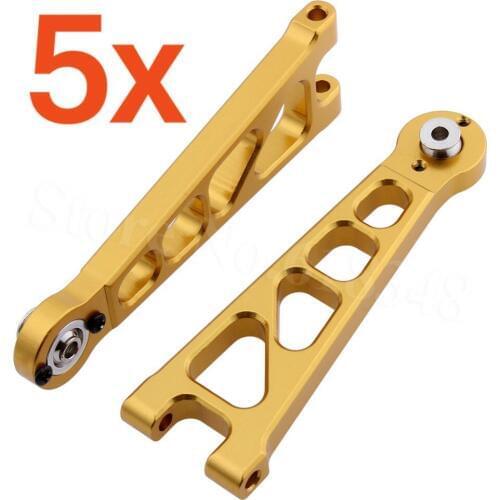 5Pairs Aluminum Alloy Front Upper Susp Arm (L/R) For Himoto Tanto E10XB E10XBL RC Buggy Car33201 (33201G) Wholesale