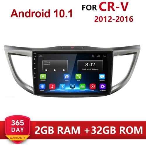 10.1" Android 10.1 Car Multimedia Player GPS For HONDA CRV 2012 2013 2014-2016 audio car radio stereo navigator bluetooth