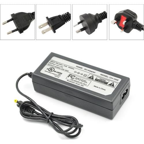 Used AC/DC Adapter Charger For Sungale CH-1202 DSA-36W-12 Portable DVD Power Supply