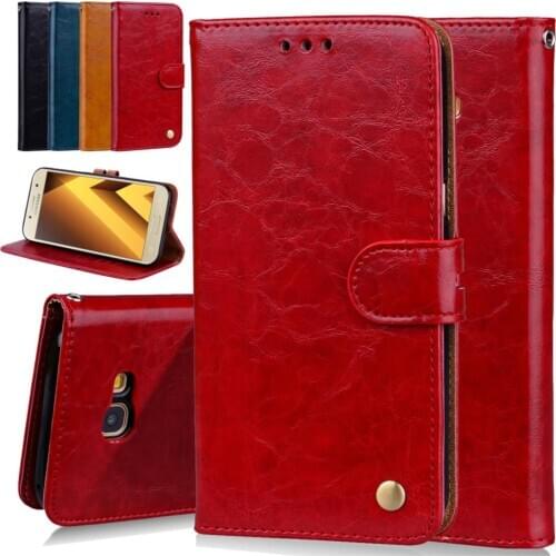 Phone Case For Samsung Galaxy A320 A3 2017 Version Wallet Leather Stand Design Mobile Phone Cover For Samsung A320F Cases
