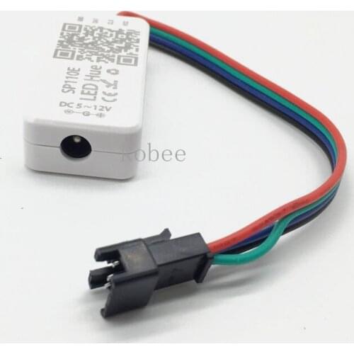 DC5-24V SP110E Bluetooth Pixel light Controller by smart phone APP For WS2812B SK6812 LPD8806 DMX512 1903 RGB/RGBW led strips
