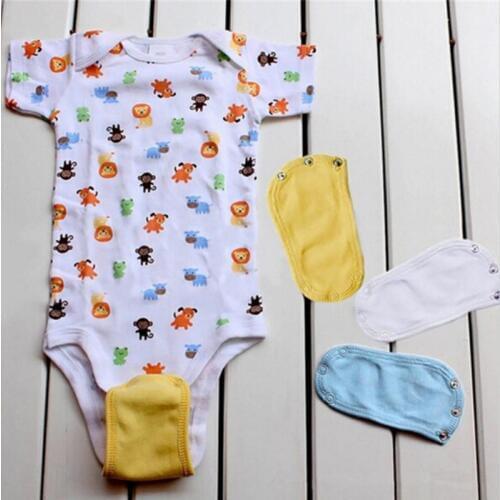 Baby Romper Partner Super Utility Body Suit Jumpsuit Romper Lengthen Extend Film 4 Solid colors for Kids Girls Boys Gift