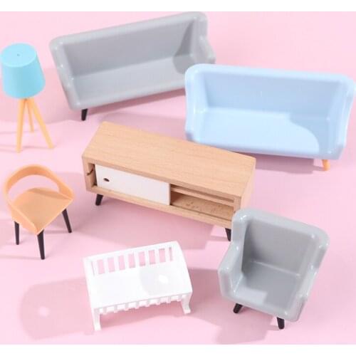 1 Pcs Baby DIY Toy Lamp Oil Lamp Camera TV Piano For Dollhouse Miniature Retro Simulation Furniture Model Toys