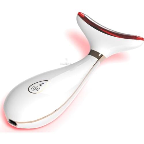 Neck massage instrument. Color light of neck massage instrument. Magnetic massage to pull V face. Chest massage instr