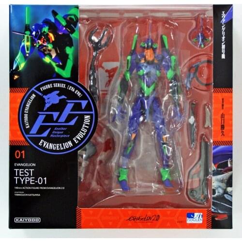 Kaiyodo (Union Creative) Evangelion Evolution EV-001 EVA Unit 01 Revoltech Figure 17CM