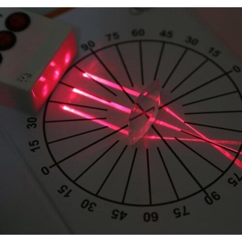 Optical Concave Convex Lens Prism Set Physical Optical Kit Laboratory Equipment