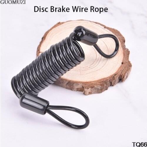 Anti Theft Bike Brake Disc Lock For MTB Bicycle Motorcycle Electric Scooter Wheels Moto Security Safety Spring Rope Steel Wire