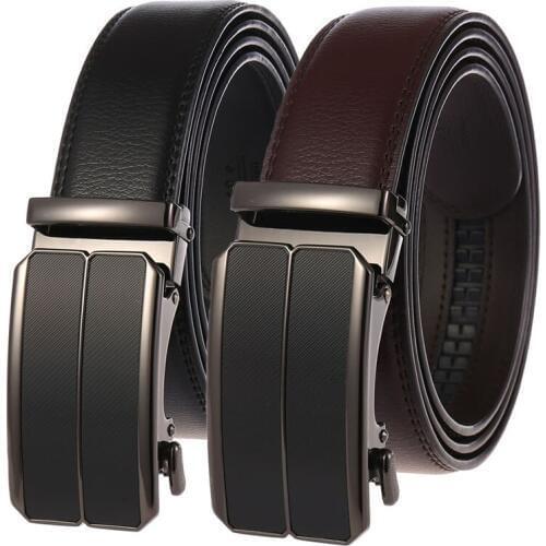 Designer Brand Belts Men High Quality Male Genuine Black Leather Strap Luxury Mens Jeans Golf Business Casual Belts Wedding Gift