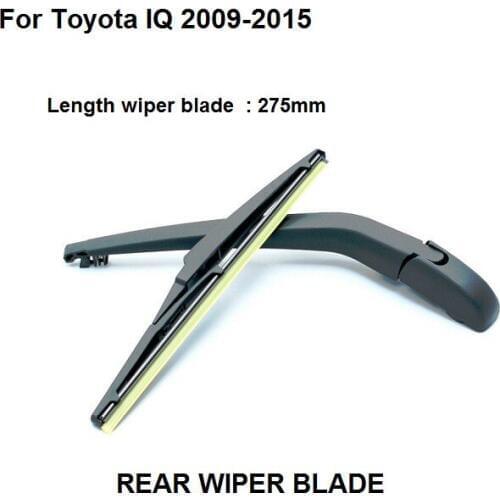 Rear Windshield Wiper arm + Blade 275mm Fits For TOYOTA IQ 2009-2015