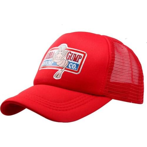 TUNICA 2021 New BUBBA GUMP Cap SHRIMP CO Truck Baseball Cap Men Women Summer Snapback Cap Hat Forrest Gump Hat