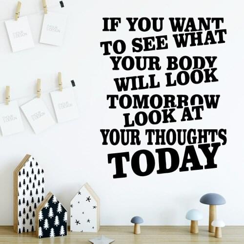 Funny English Quotes Wall Sticker Modern Fashion For Kids Living Room Home Decor Diy Pvc Home Decoration Accessories