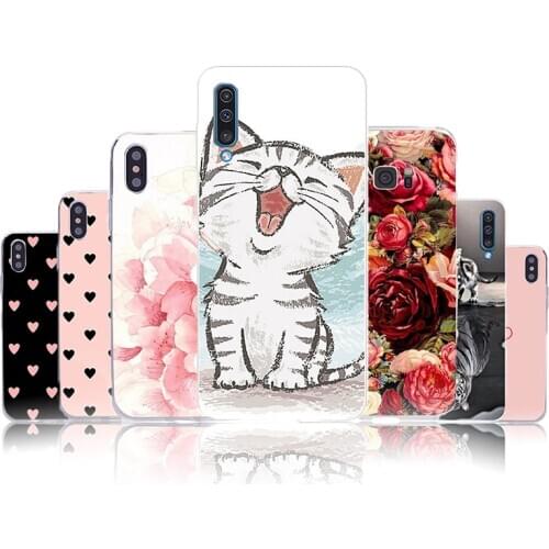 3D painted phone Case OPPO A12E A3S Realme C2 A7 2018 A5 A31 2020 Cartoon tiger cat protective sleeve A52 A92 Realme 5 TPU Case