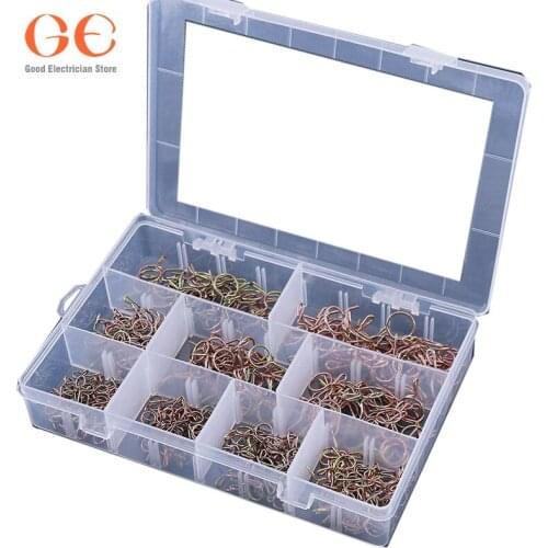 290Pcs Fuel Line Hose Water Pipe Air Tubing Spring Clips Clamps Assortment Kit - Size 5-13MM hose clamp clamps pocket hole clamp