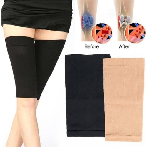 2Pcs Weight Loss Calories off Compression Arm Leg Shaper Sleeve Varicose Veins Support Tennis Fitness Elbow Socks Slimming Wraps