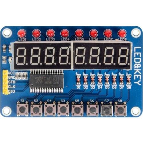 5pcs/lot New TM1638 Key Digital Tube Key Digital Tube LED Display Module Key LED Display Module for DIY Project
