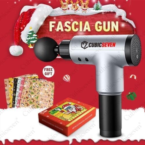 8000r/min Massage Gun Exercising Muscle Electric Massager for Body Back and Neck Vibrator Deep Slimming Shaping Christmas Gift